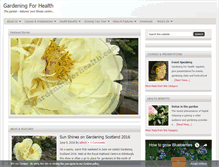 Tablet Screenshot of gardeningforhealth.com